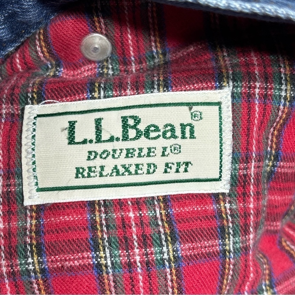 Vintage LL Bean Jeans Womens 14 Relaxed Fit Blanket Lined Regular Wash Utility